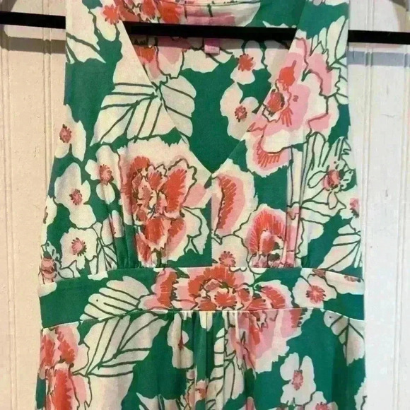 Lilly Pulitzer Sz.Small sleeveless silk floral midi dress EUC.Lightweight summer - Picture 6 of 6